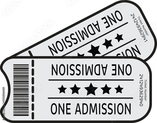 Admission tickets for movies and events