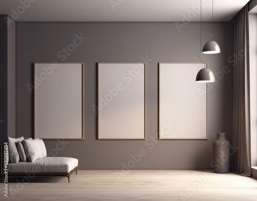 Living room  Large paintings  Blank canvas  Wall art 