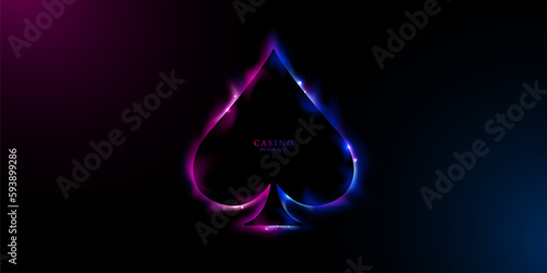 casino background design for banner gambling templates luxury vector illustration