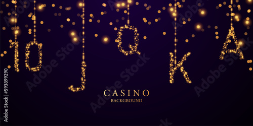 casino background design for banner gambling templates luxury vector illustration