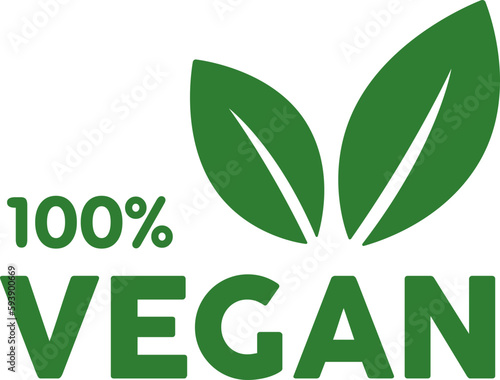 Vegan Food Icon Badge Sign Vector Design. Organic Product Logo.