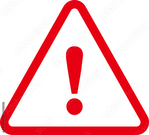 Attention sign icon. Warning icon.