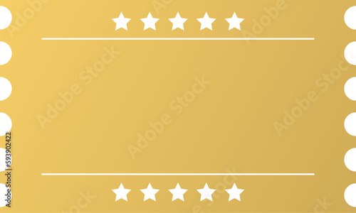 Template for concert, movie, theater and boarding tickets, lottery and discount coupons.