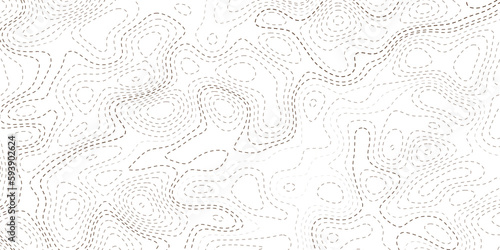 contour pattern with lines dots style