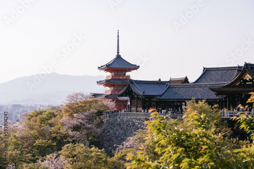 Kiyomizu-dera Temple in Kyoto  Japan.