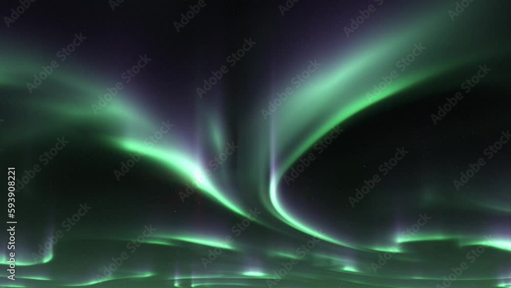 Mesmerizing Aurora Borealis Northern Lights In The Sky. Mesmerizing Aurora Borealis Northern Lights In The Sky.
