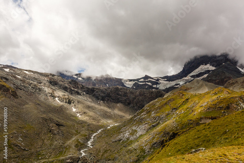 Fototapeta Naklejka Na Ścianę i Meble -  Beautiful exploration tour through the mountains in Switzerland.