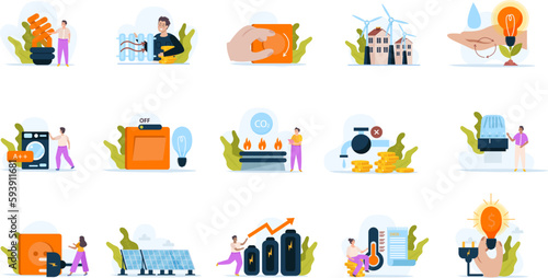 Energy Economy Flat Set