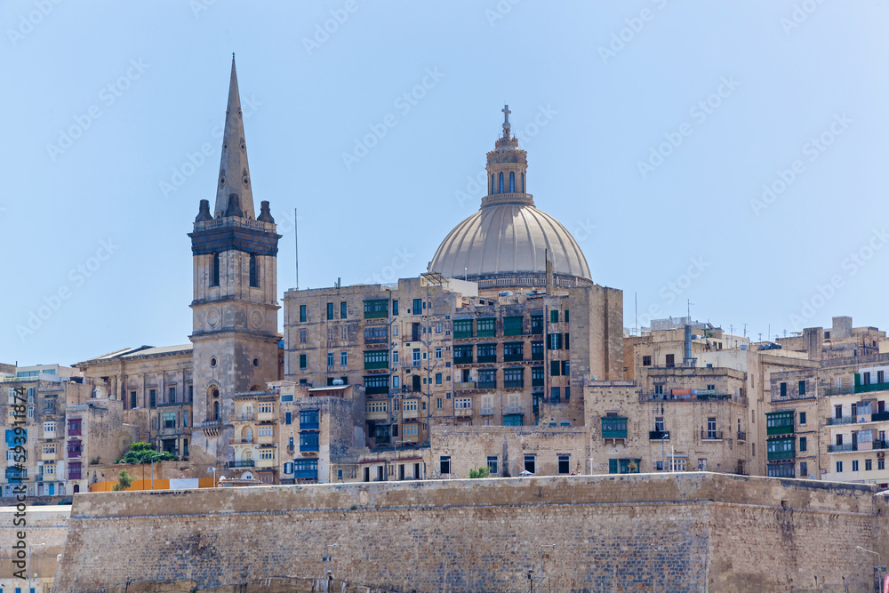 Beautiful architecture of the island of Malta