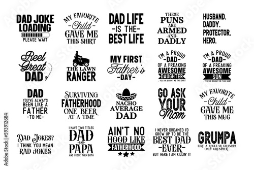 Fathers Day Bundle SVG, Dad SVG Bundle