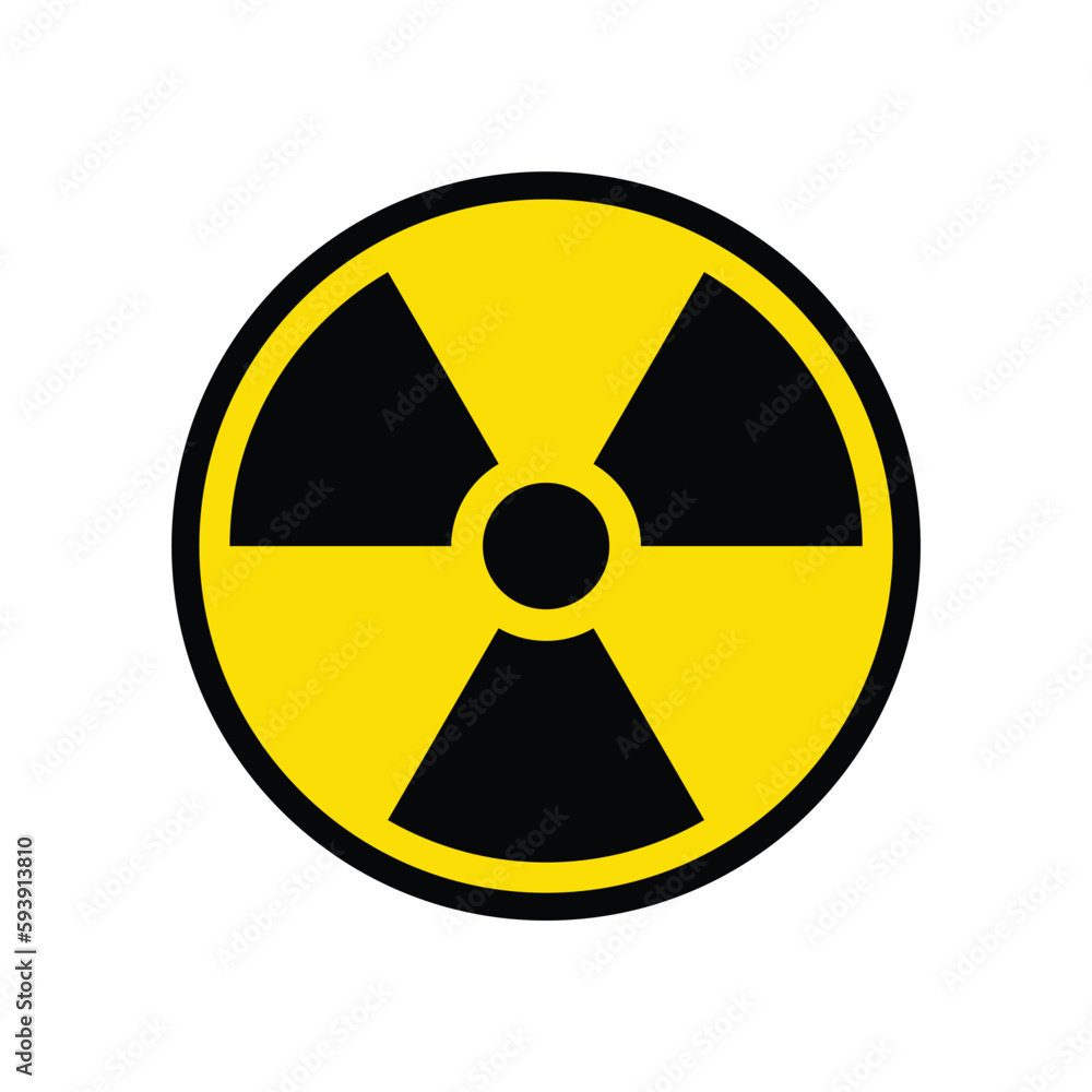 accurate correct classic radiation symbol accurate correct classic radiation symbol