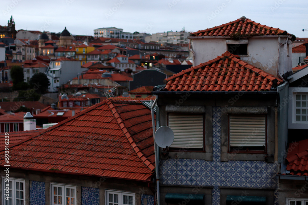Classic architecture in Porto, Portugal