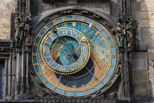 Prague Astronomical Clock Tower, Czech. Old Town Square. Prague, Czech Republic