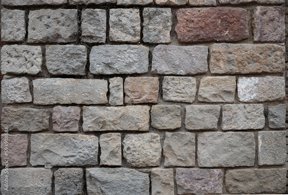 Detail of the texture of a stone wall Detail of the texture of a stone wall