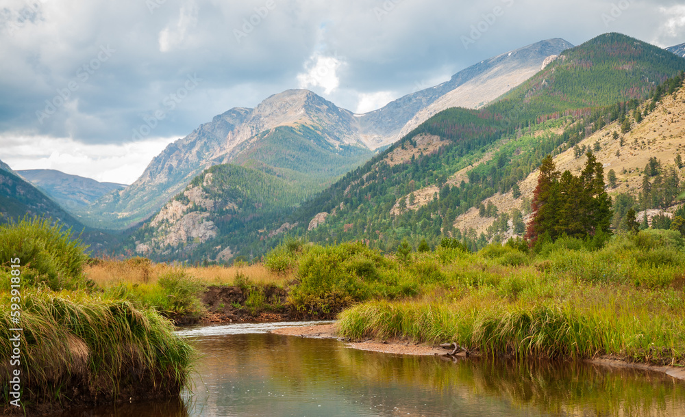 Fototapeta premium Big Thompson River at Rocky Mountain National Park