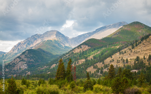Rugged Landscape of Rocky Mountain National Park