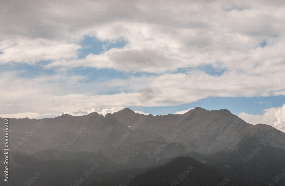 Hazy Mountain View, Rocky Mountain National Park
