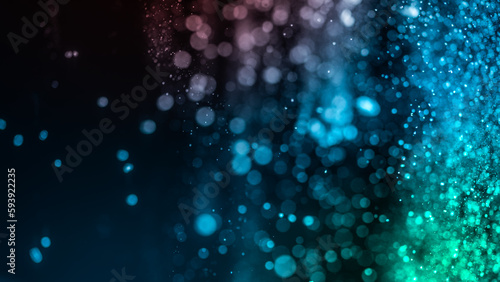 Abstract bokeh defocus glitter blur background.