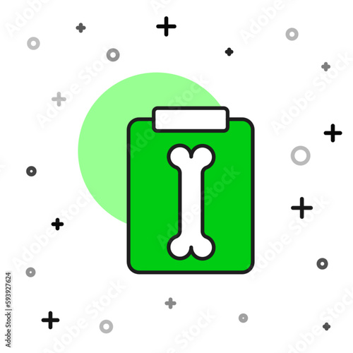 Filled outline X-ray shots icon isolated on white background. Vector