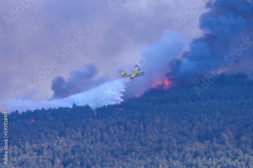 Extinguishing the fire