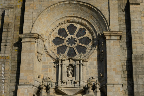 Oporto Cathedral rosette, Se do Porto