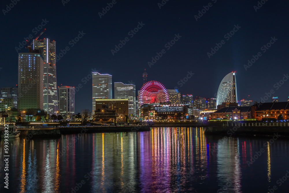 Naklejka premium みなとみらい２１散策