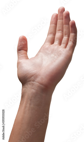 Empty Hand Reaching for Something , Raised Hand