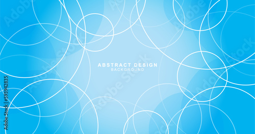 サークルと抽象的な青い背景素材