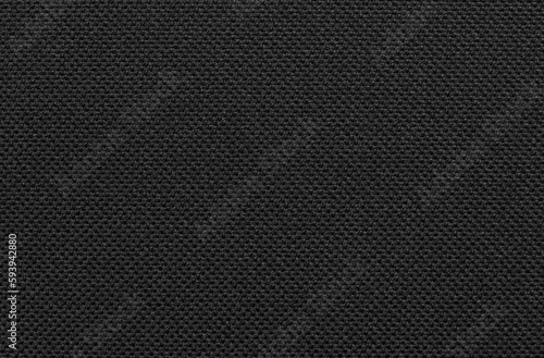 texture of black moisture resistant fabric, close-up