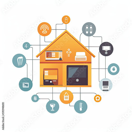 concept icons social media, start up