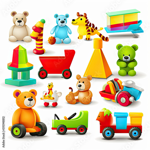 set of toys for children