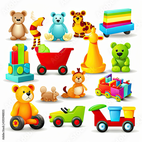 set of toys for children