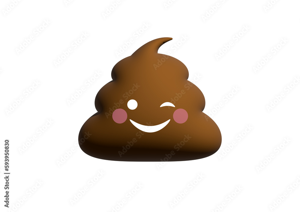 ウインクをしたかわいい笑顔のうんちのイメージ。ぷっくりしたアイコン。An image of a cute smiling poop with a wink. plump icon. ウインクをしたかわいい笑顔のうんちのイメージ。ぷっくりしたアイコン。An image of a cute smiling poop with a wink. plump icon.