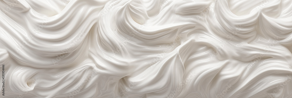 A closeup of a cream texture - Generative AI A closeup of a cream texture - Generative AI
