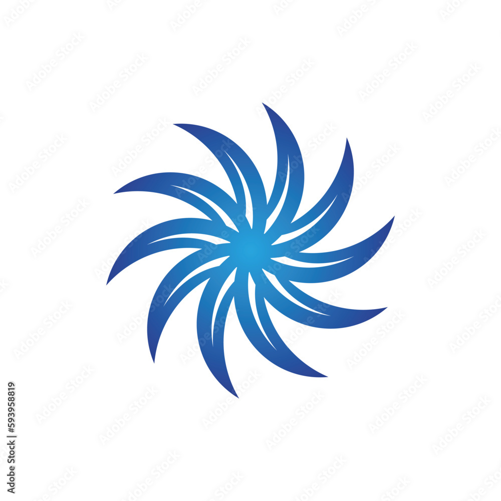 vortex symbol vector illustrator abstract icon logo template design, vortex logo
