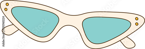 Triangle Groovy Sunglasses