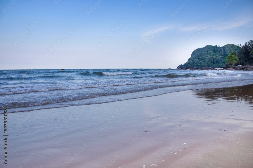 Photo of the atmosphere of a private beach in Prachuap Province No. 3.