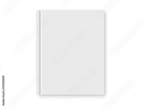 book, magazine or notebook cover mock up