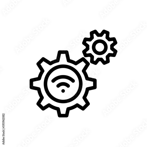 internet of things line icon