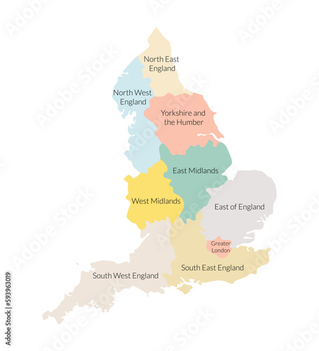 England region map
