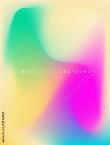 Holographic gradient aura pastel mesh background. Soft blurry pink, blue, green and yellow design for social media concepts, web, smartphone screen, presentations, banners, posters and prints