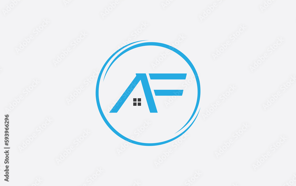 Real estate logo design circle icon and real estate symbol and flat house window circle monogram Real estate logo design circle icon and real estate symbol and flat house window circle monogram