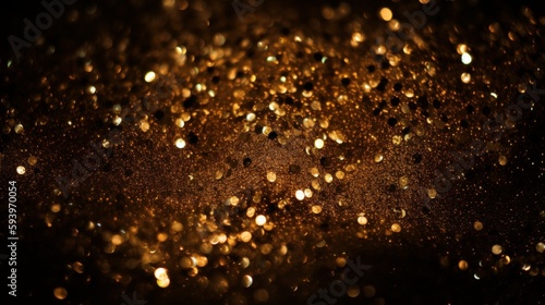 Gold Glitter Wallpaper Background