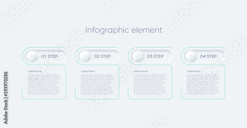 Infographic design template with place for your data with icon, steps, timelines or processes