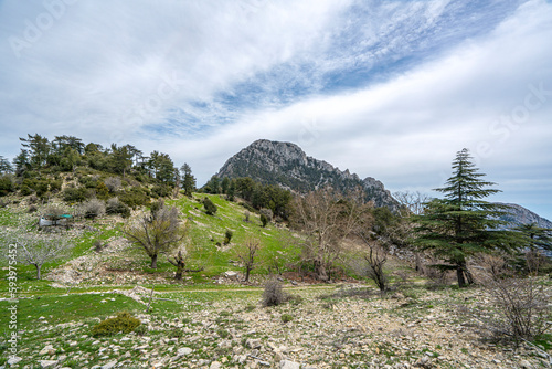 The scenic views from Lycian trail between Elmayanı and Göynük, Antalya photo