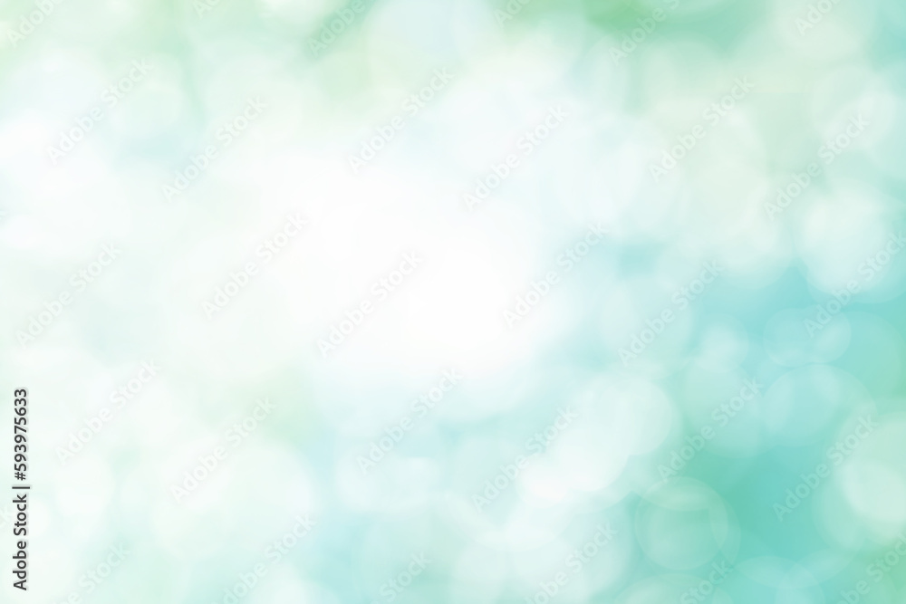 Blurred Spring Summer Nature Background with light Bokeh. Abstract blur blue and green soft pastel colors for backdrop. Defocused effect. Art clean blue cyan Illustration. Free Space for design Blurred Spring Summer Nature Background with light Bokeh. Abstract blur blue and green soft pastel colors for backdrop. Defocused effect. Art clean blue cyan Illustration. Free Space for design