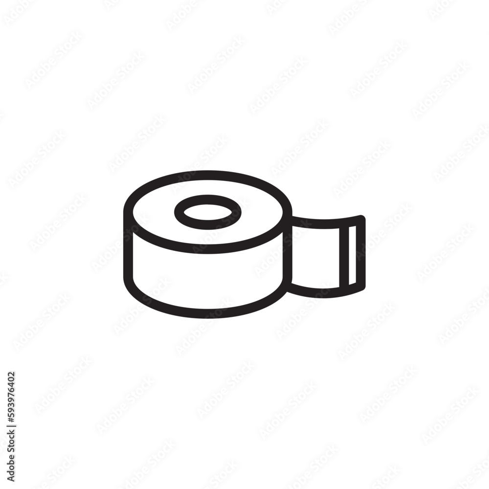 Knit Machine Measure Outline Icon Knit Machine Measure Outline Icon