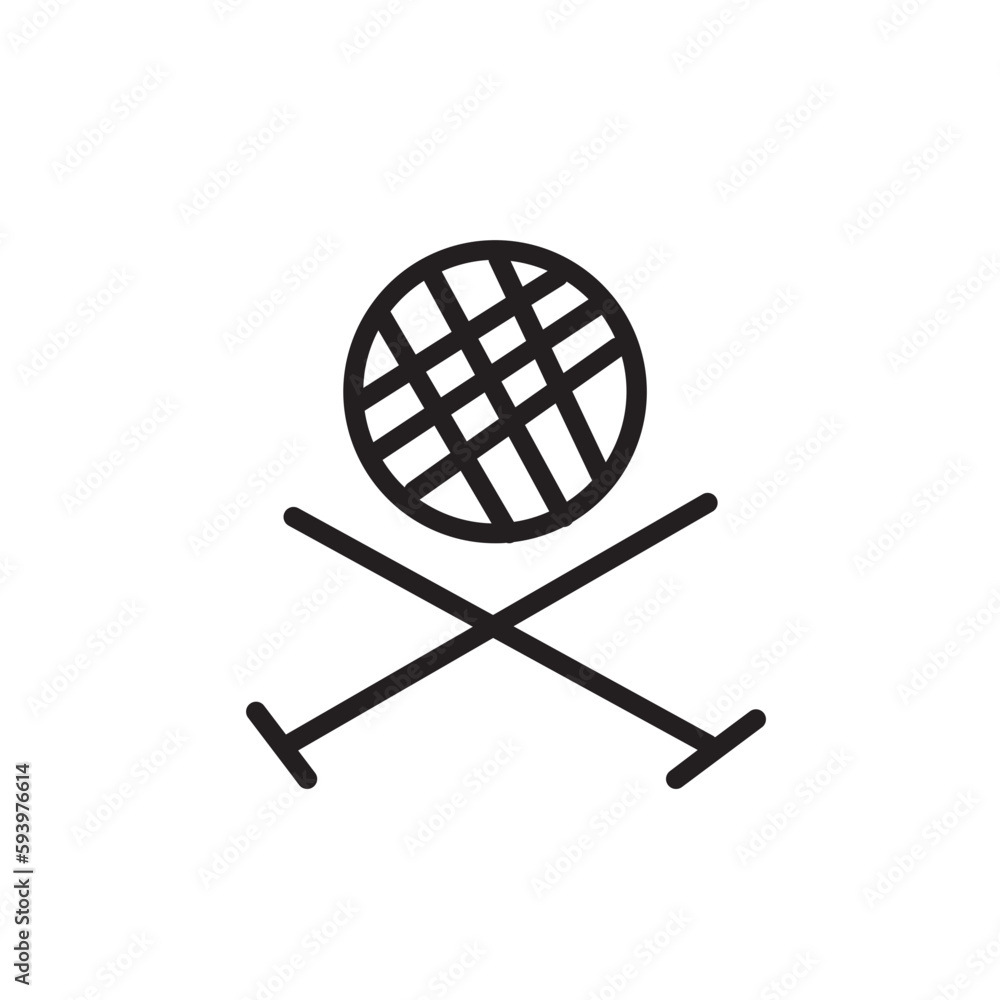Needle Knitting Sewing Outline Icon Needle Knitting Sewing Outline Icon
