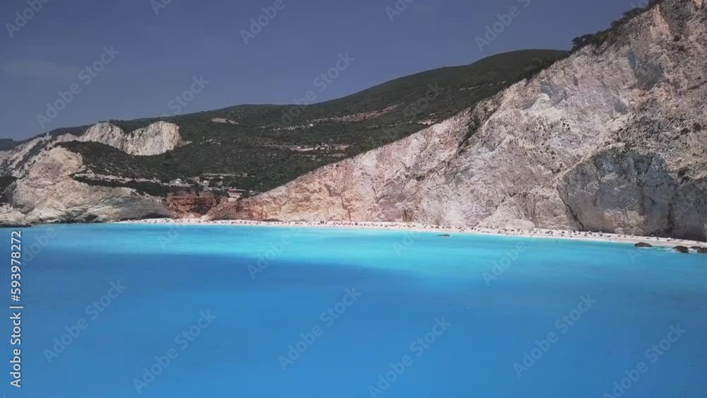 Porto Katsiki beach Greek Ionian sea Porto Katsiki beach Greek Ionian sea