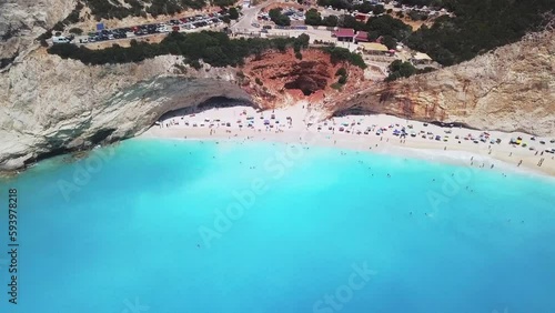 Porto Katsiki beach Greek Ionian sea